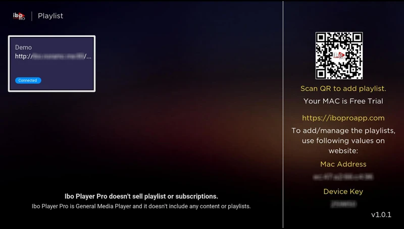 Web Video Caster Mobile App Interface